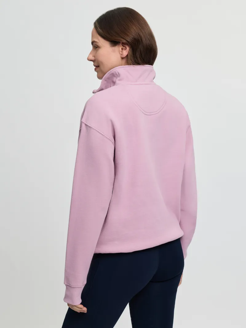 LeMieux Kelsie Quarter Neck Sweat in Fondant-2