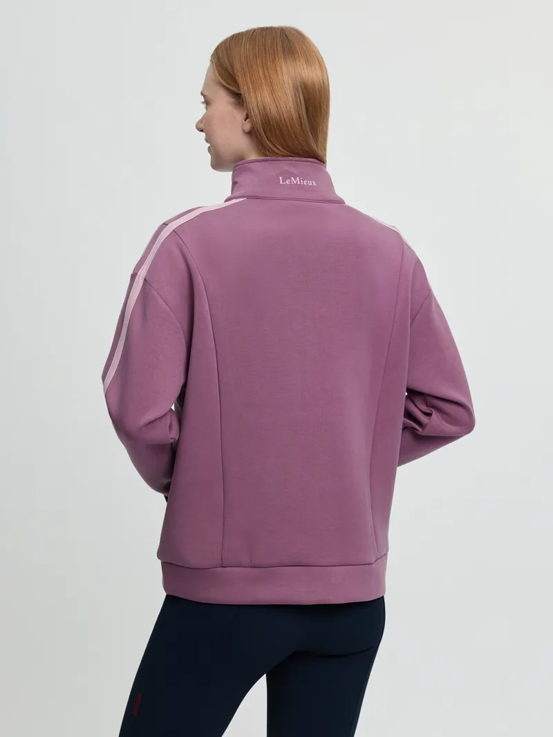 LeMieux Connie Half Zip Sweatshirt in Mallow-2