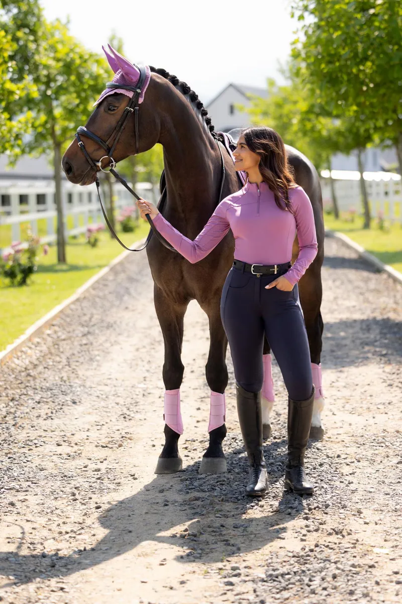LeMieux Airflow Long Sleeve Base Layer in Mallow-6