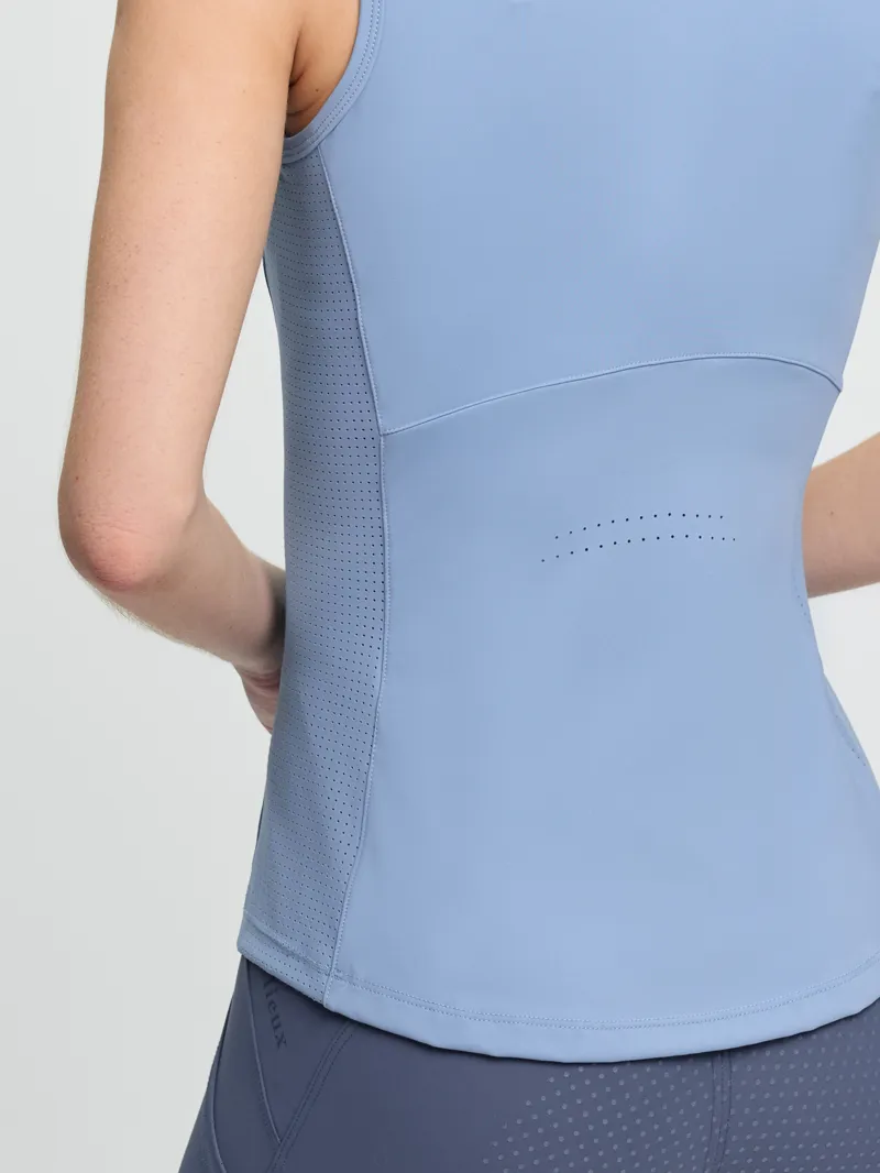 LeMieux Airflow Sleeveless Base Layer in Powder Blue-2