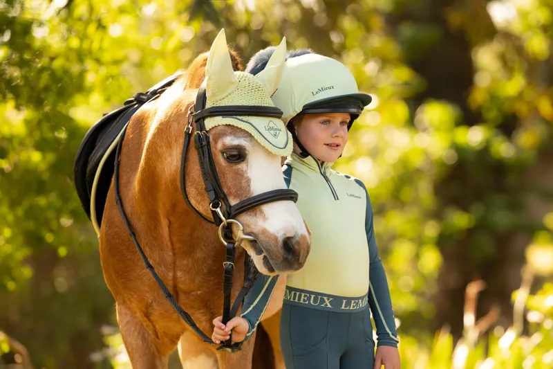 LeMieux Mini Classic Fly Hood - Small - Macaron-1