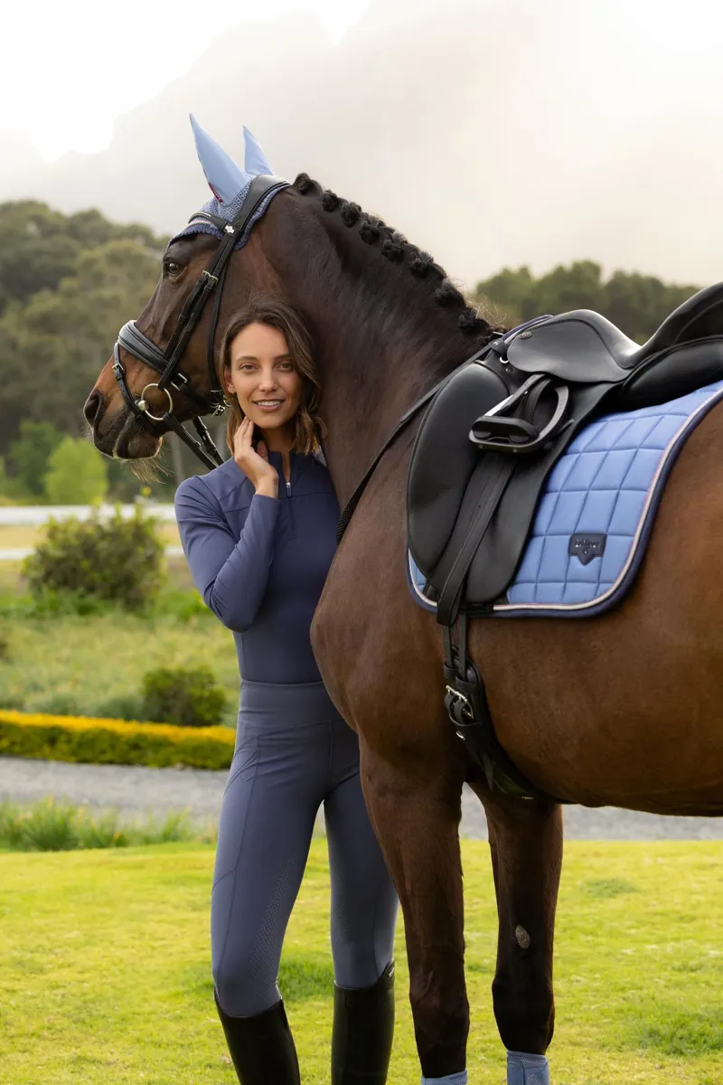 LeMieux Loire Classic Dressage Square in Powder Blue-2