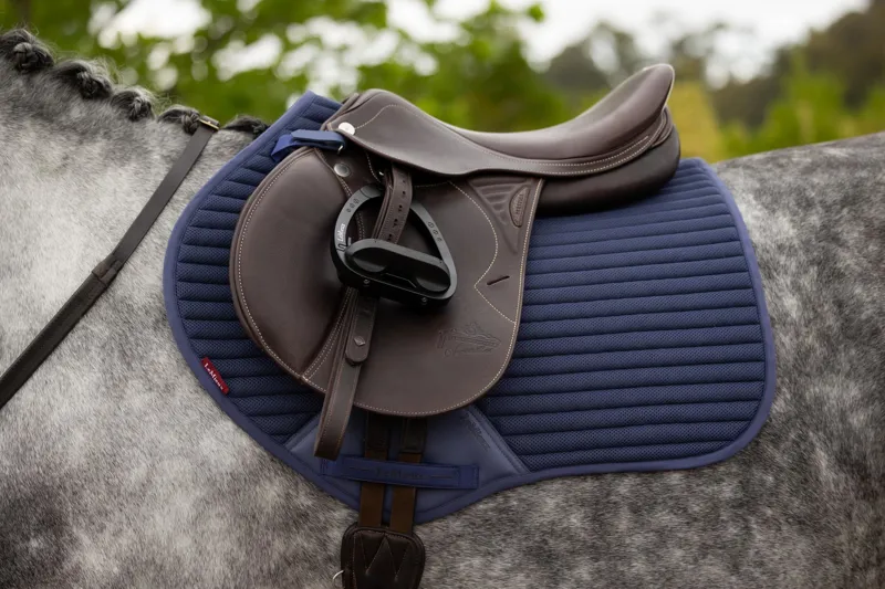 LeMieux Air-Tek Mesh Close Contact Square in Shadow-1