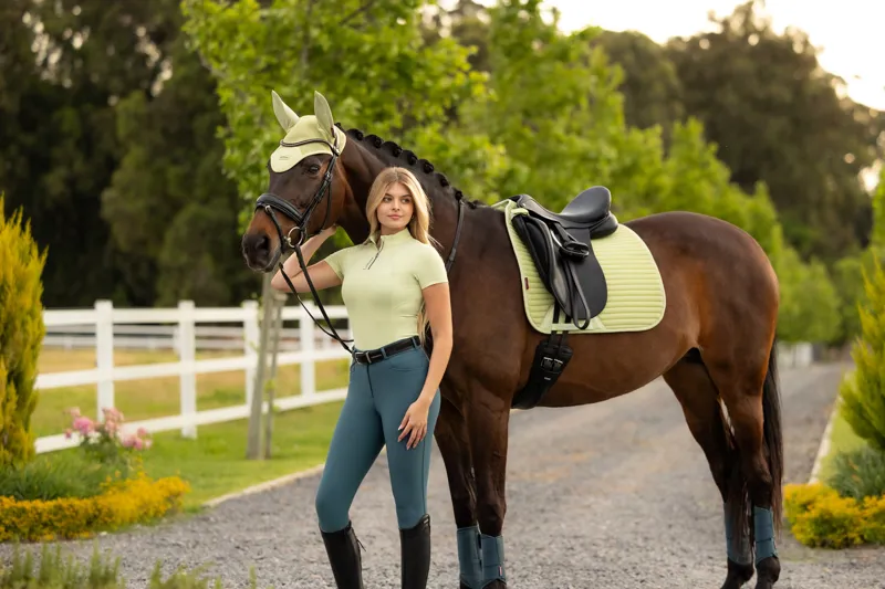 LeMieux Air-Tek Mesh Dressage Square in Macaron-1