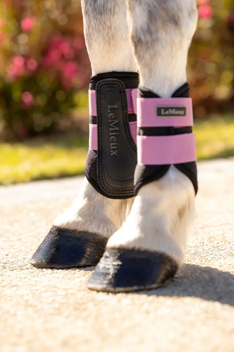 LeMieux Air-Tek Grafter Brushing Boots in Mallow-2