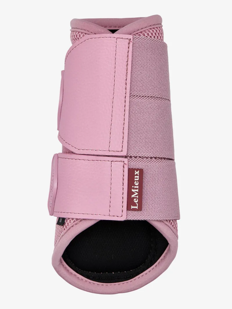 LeMieux Arika Mesh Brushing Boots in Fondant-1