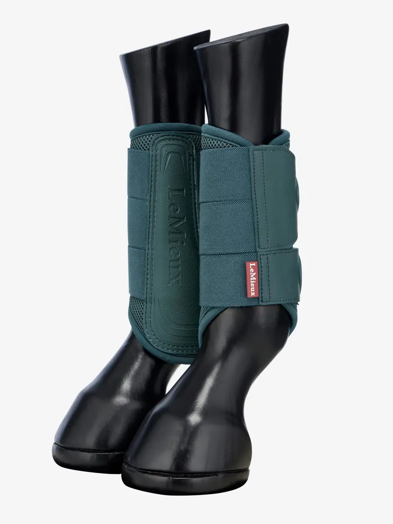 LeMieux Arika Mesh Brushing Boots in Jungle-2