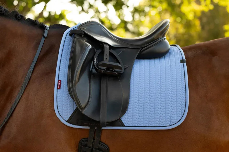 LeMieux Essence Dressage Square in Powder Blue-4