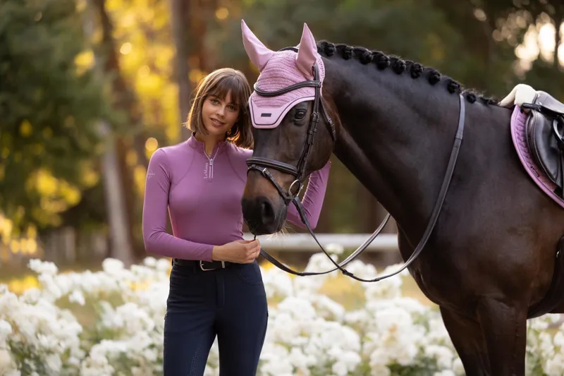 LeMieux Essence Fly Hood in Fondant-3