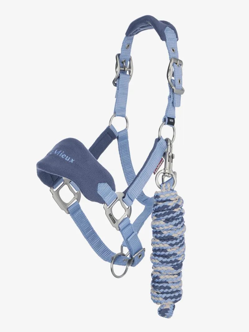LeMieux Vogue Headcollar and Leadrope in Powder Blue