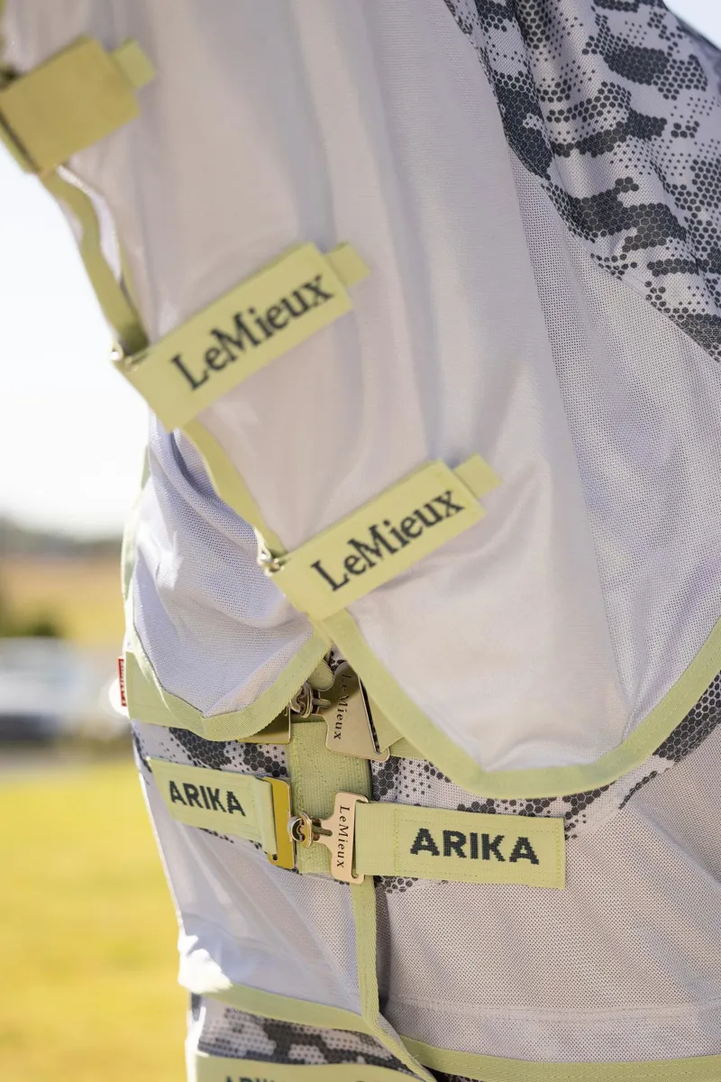 LeMieux Arika Camo-Tek Fly Rug in Macaron-4