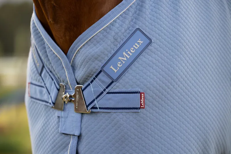 LeMieux Kudos Bamboo Cooler in Powder Blue-1