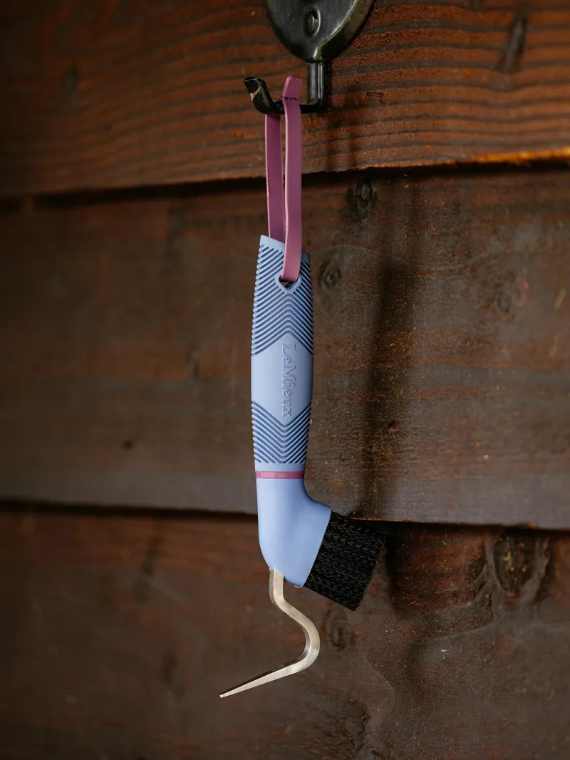 LeMieux Heavy Duty Hoof Pick in Powder Blue-1