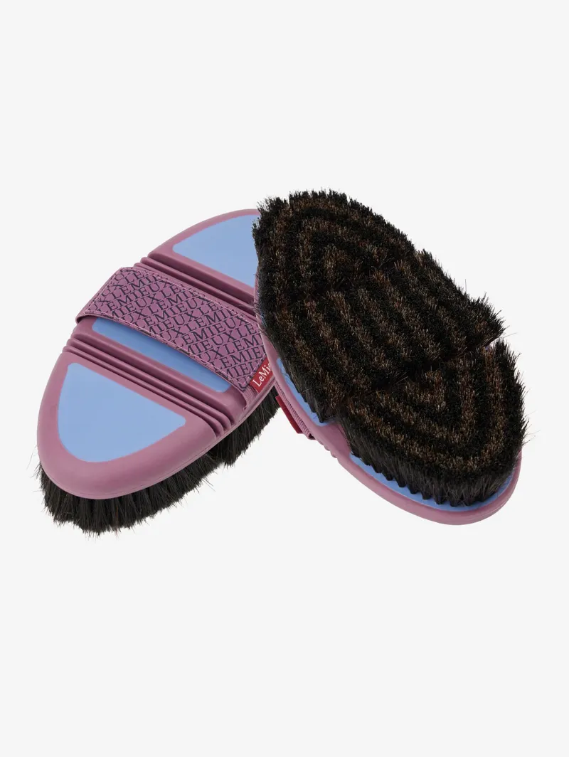  LeMieux Flexi Horse Hair Body Brush in Powder Blue