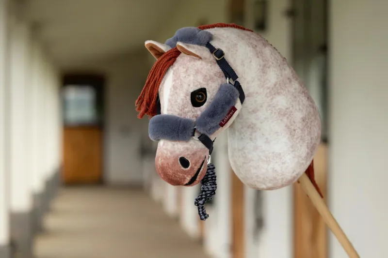 LeMieux Hobby Horse Comfort Headcollar and Leadrope in Navy-1