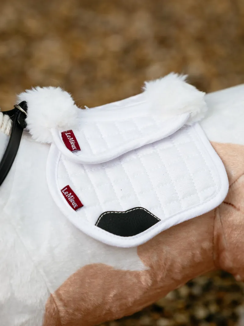 LeMieux Toy Pony Merino Half Pad White-1