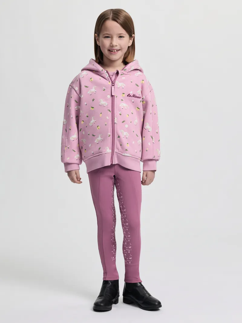 LeMieux Mini Charlie Zip Through Hoodie in Fondant-5