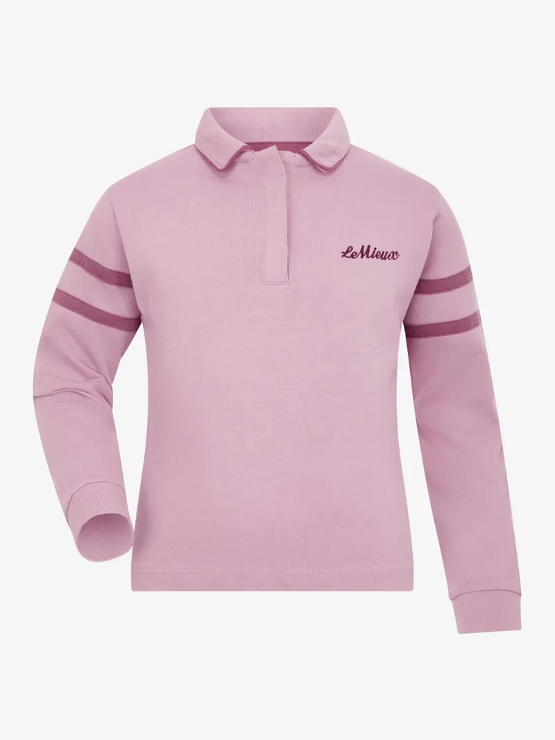 LeMieux Mini Robbie Rugby Shirt in Mallow-5