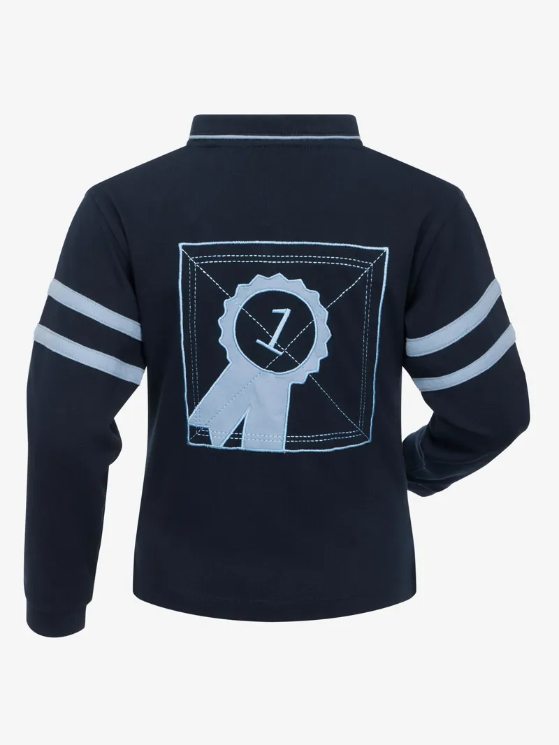  LeMieux Mini Robbie Rugby Shirt in Navy-1