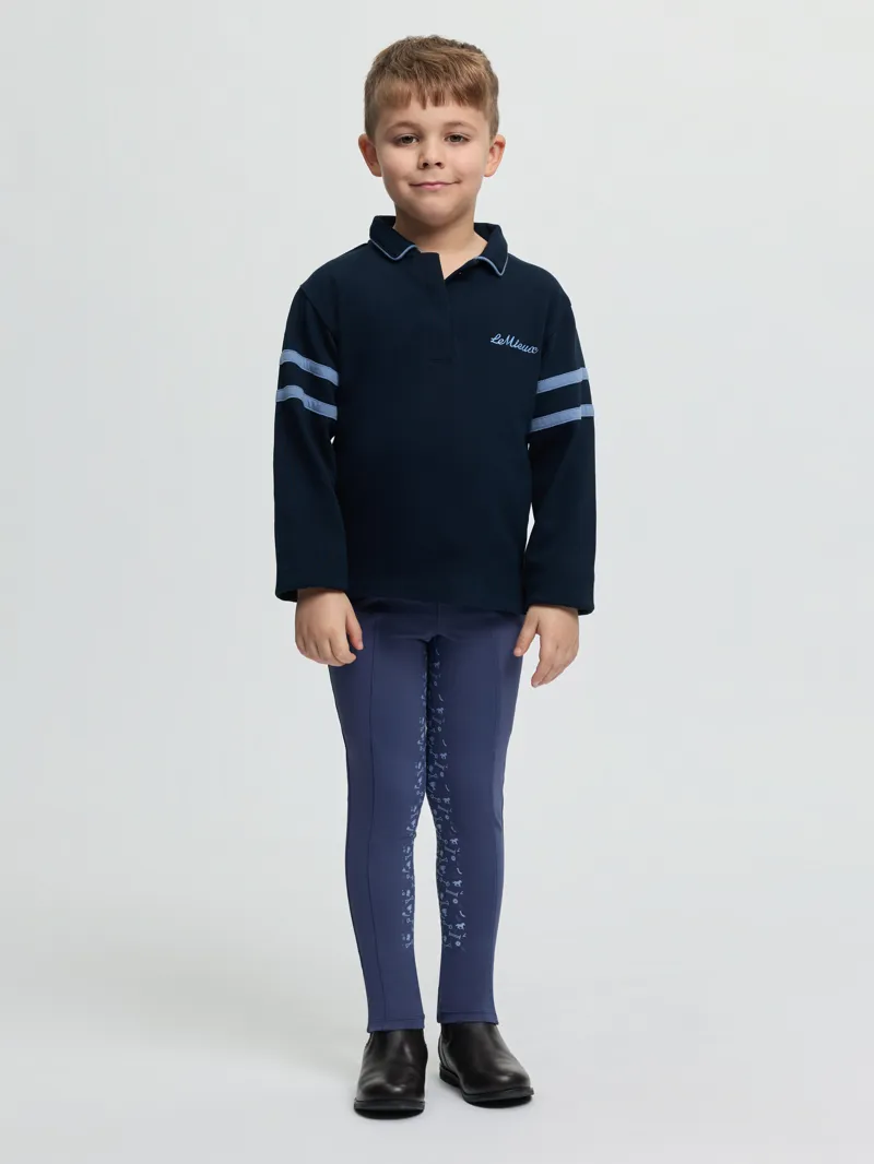  LeMieux Mini Robbie Rugby Shirt in Navy-2