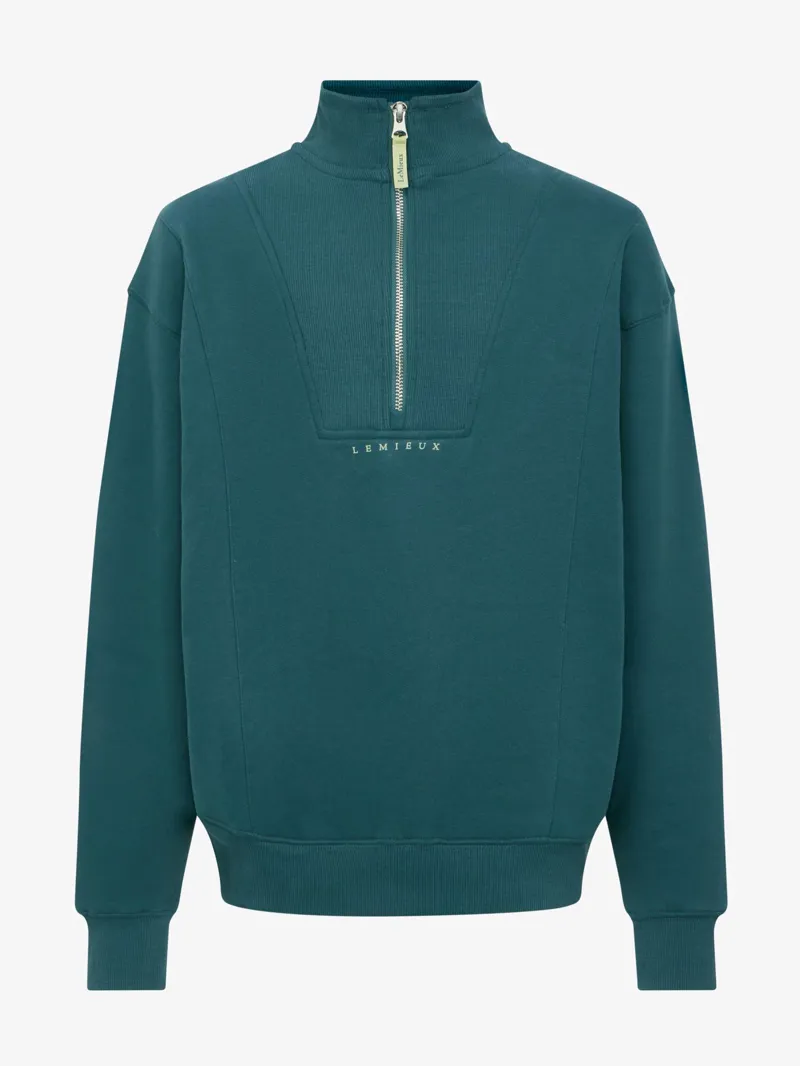 LeMieux Young Rider Vianne Quarter Zip in Jungle