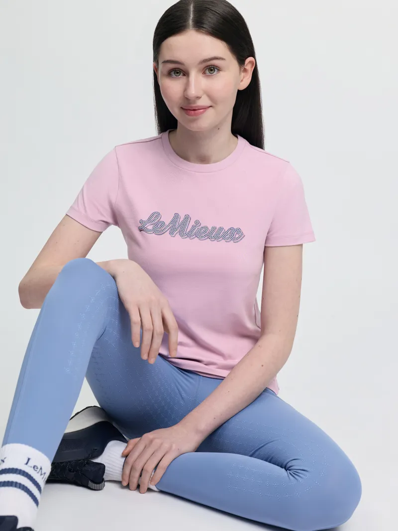 LeMieux Young Rider Arianna T-Shirt in Fondant-1