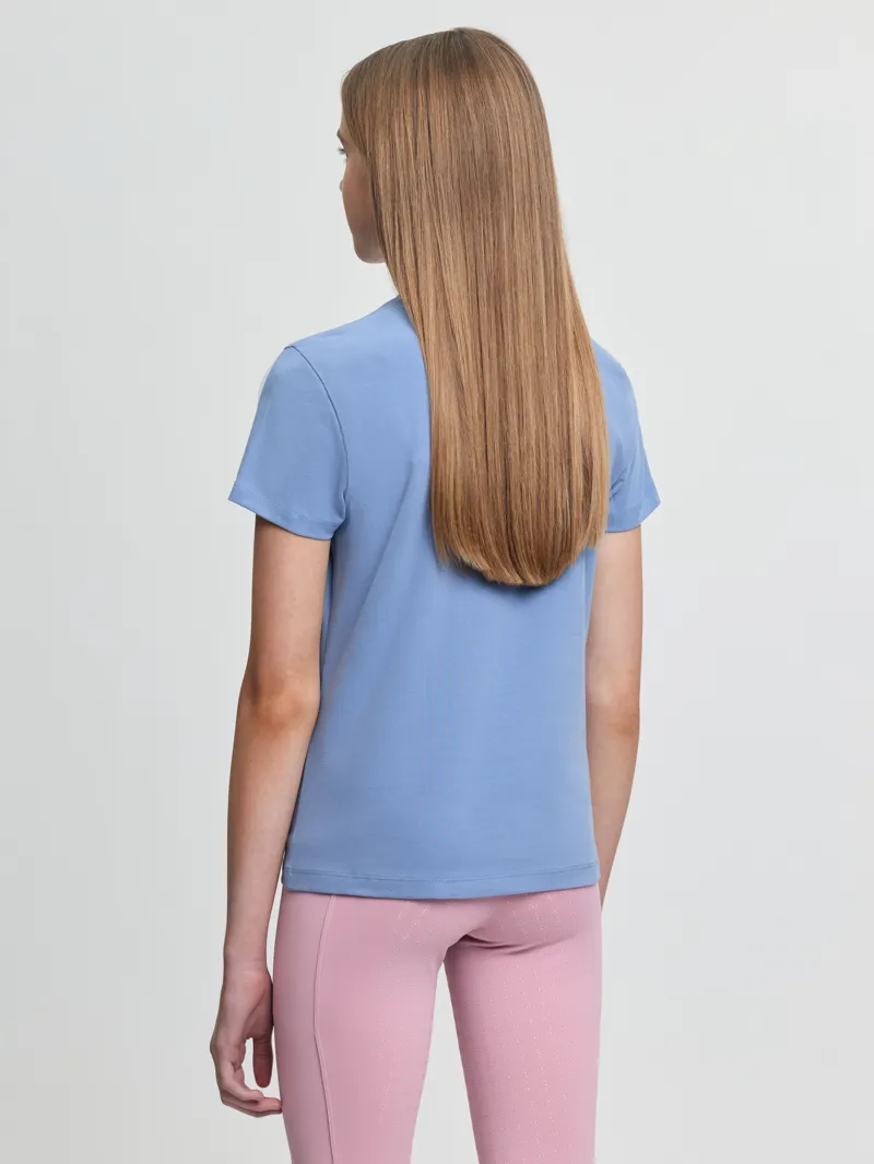LeMieux Young Rider Arianna T-Shirt in Powder Blue-2