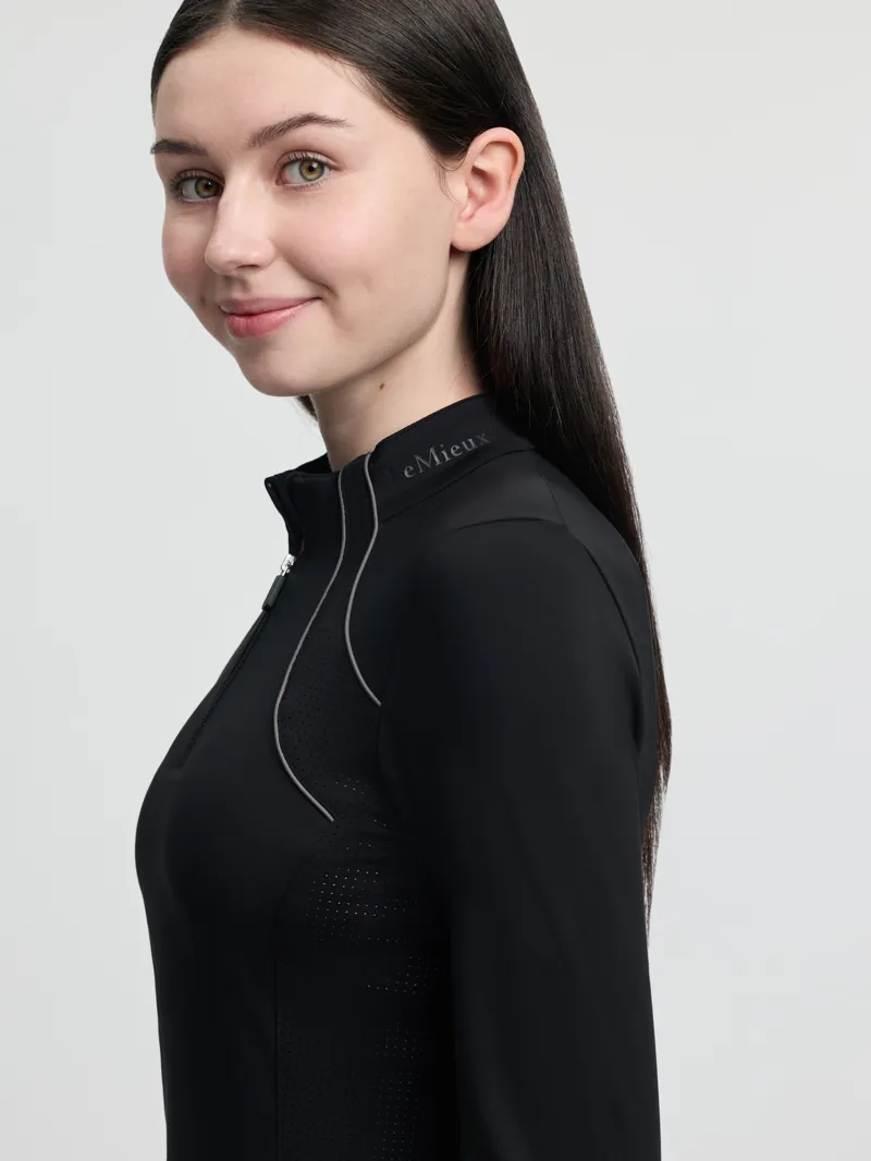 LeMieux Young Rider Airflow Base Layer in Black-4