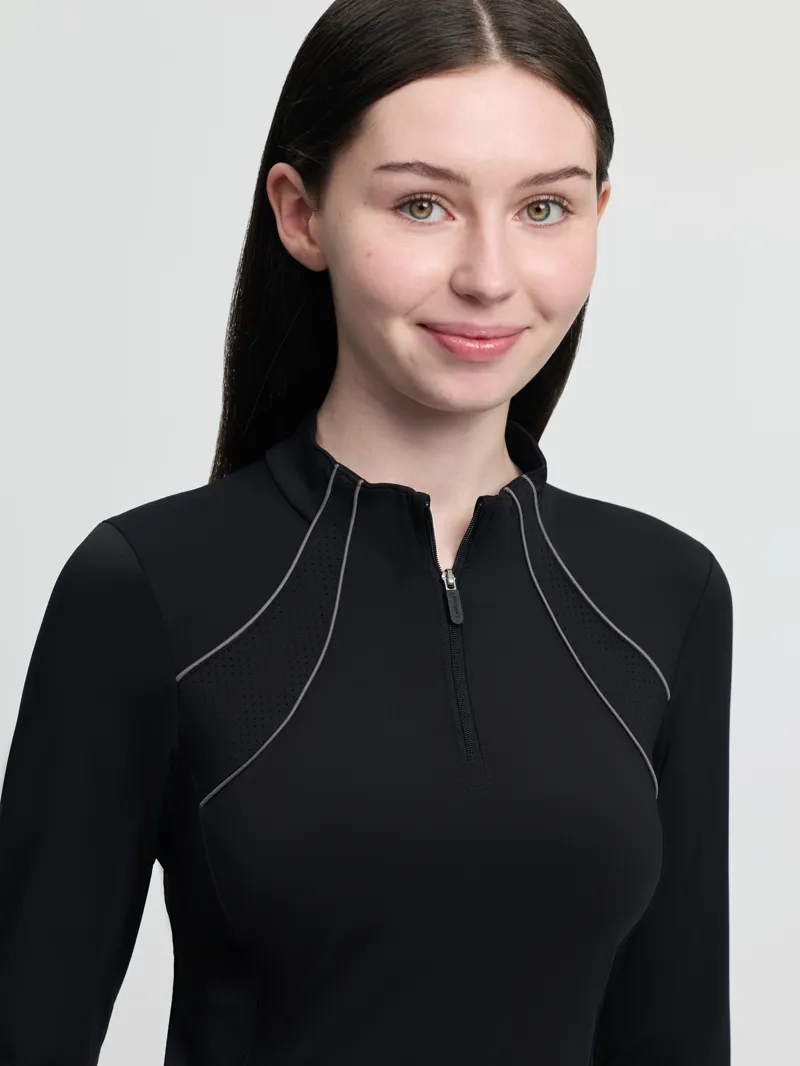 LeMieux Young Rider Airflow Base Layer in Black-5