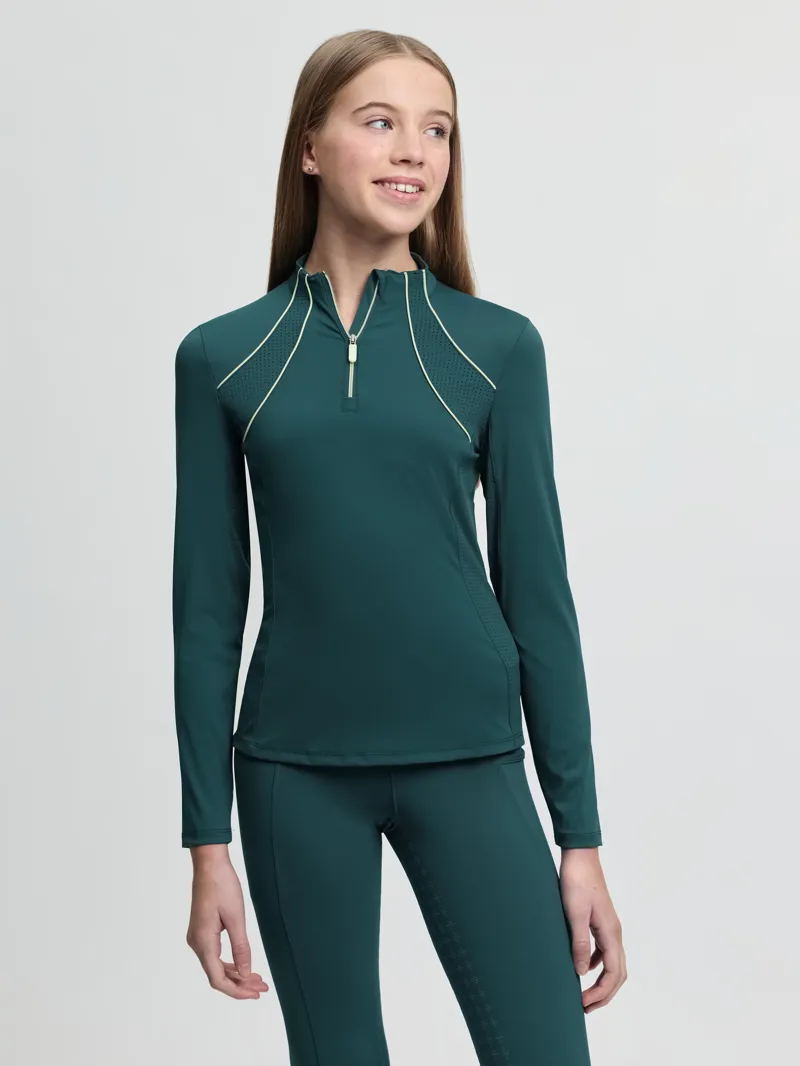 LeMieux Young Rider Airflow Base Layer in Jungle-2