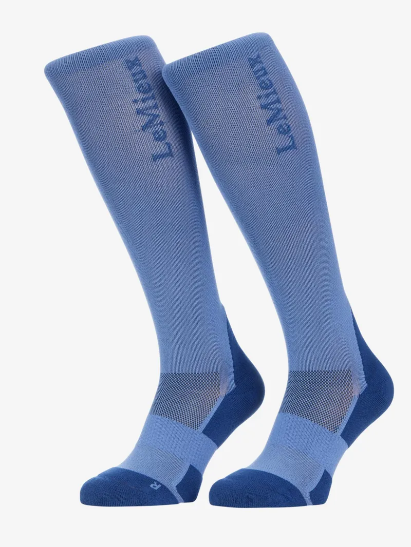 LeMieux Performance Socks in Powder Blue