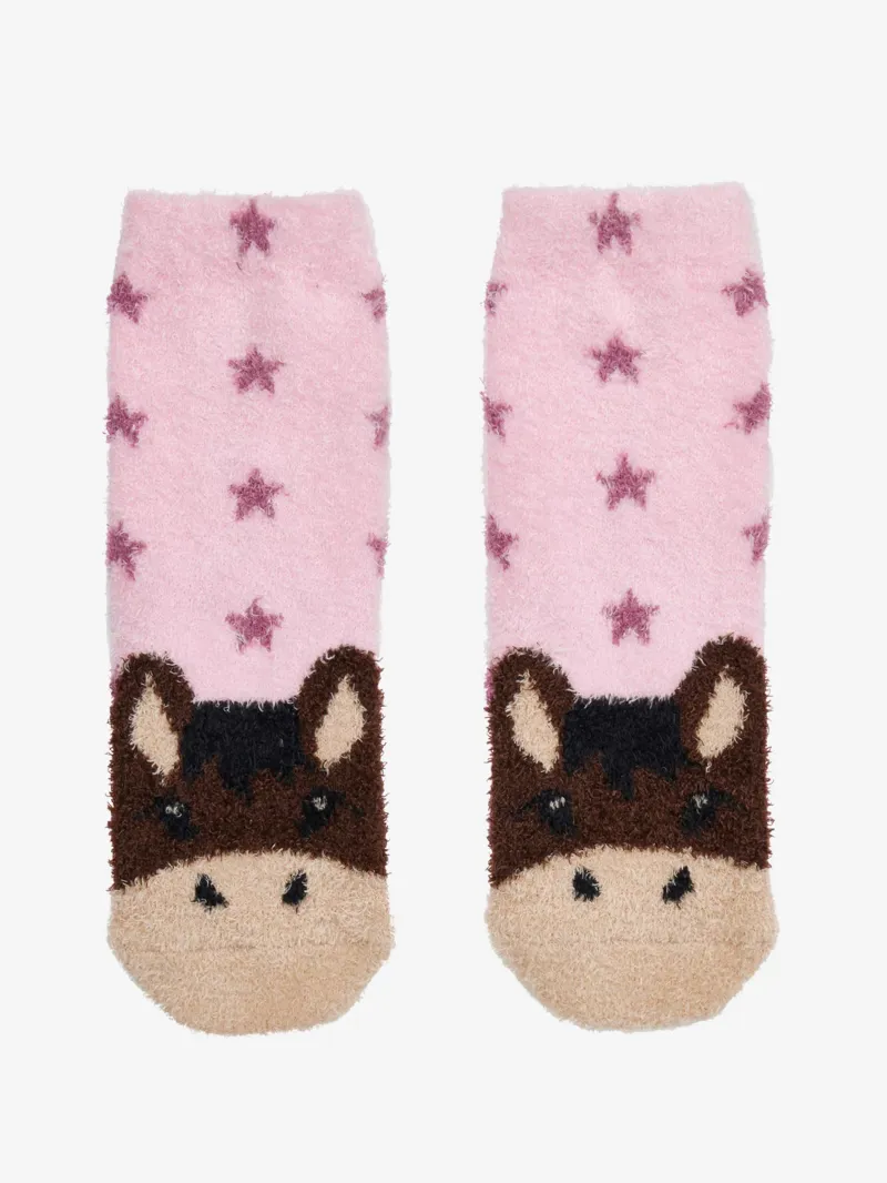LeMieux Mini Fluffy Character Socks: Gracie-2