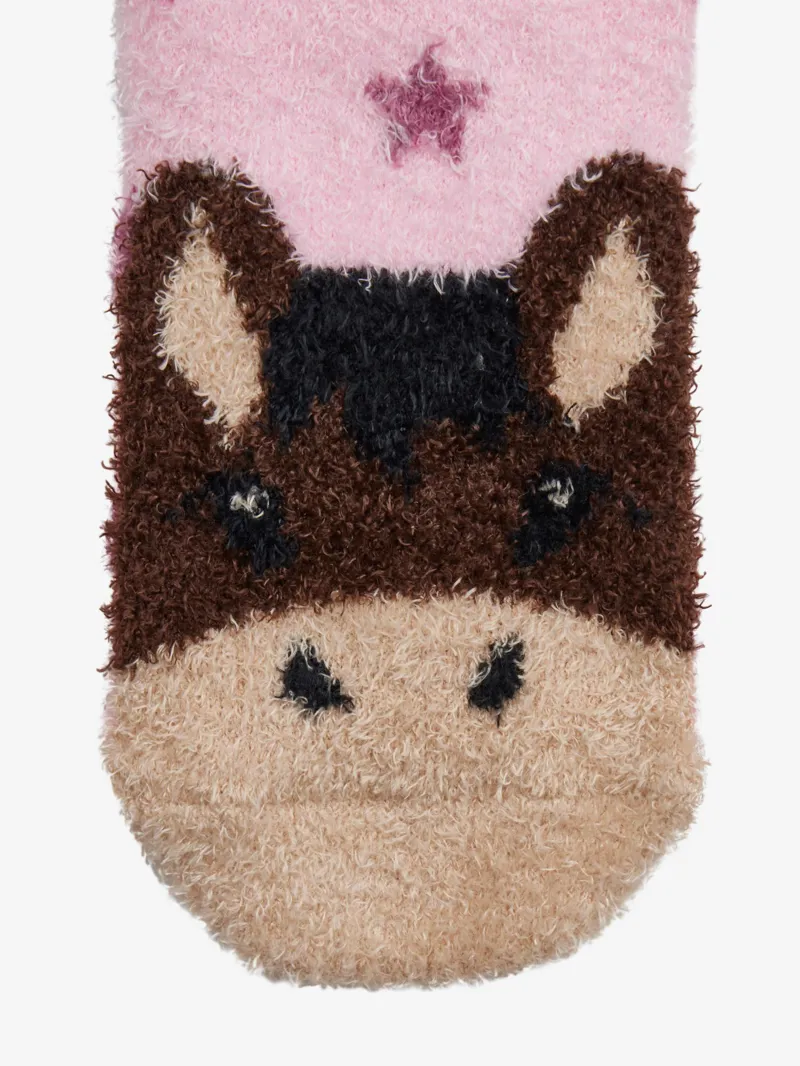 LeMieux Mini Fluffy Character Socks: Gracie-1