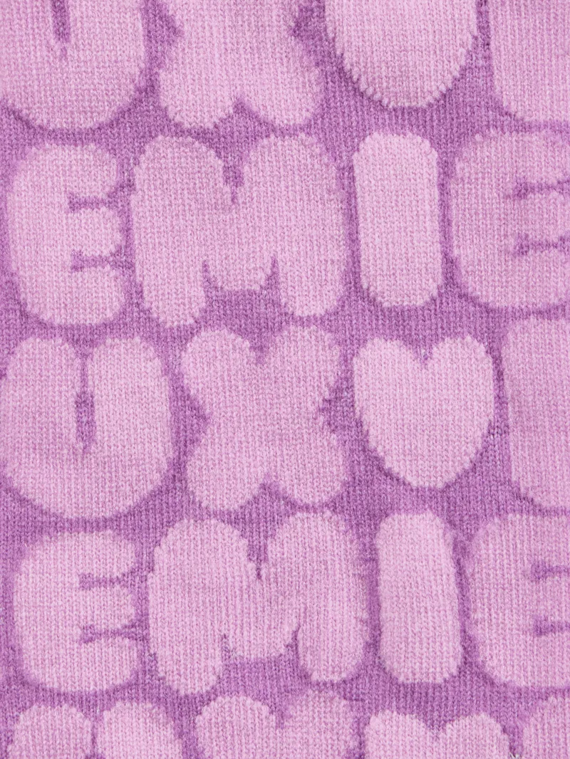LeMieux Bubble Font Footsie Socks in Fondant-1