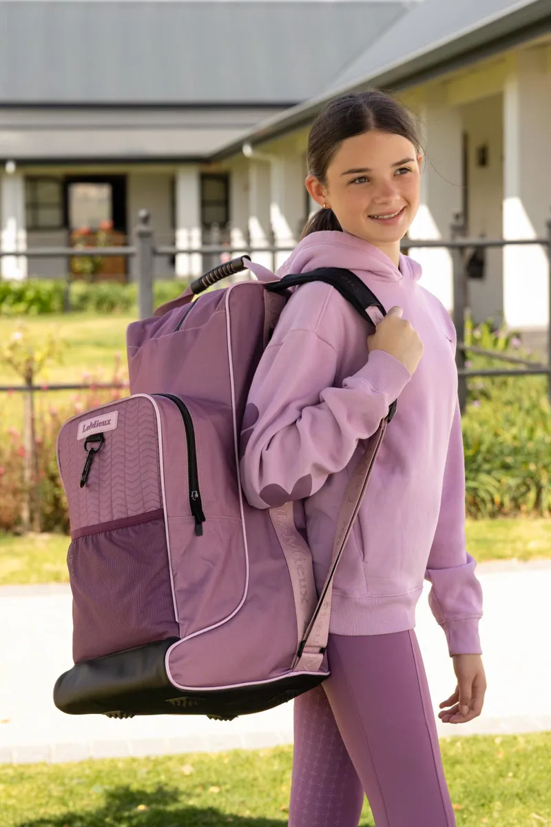 LeMieux Boot and Hat Bag in Mallow-1