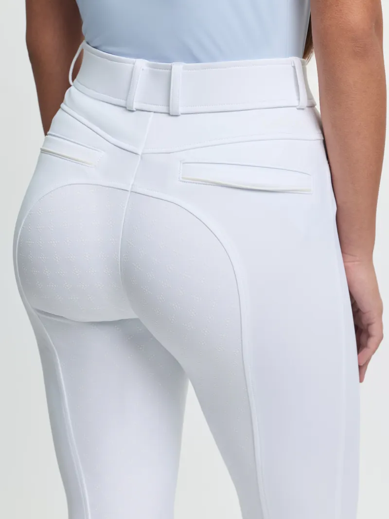 LeMieux Young Rider Full Seat Izzy Breeches in White-4