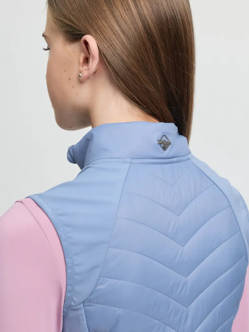 LeMieux Young Rider Josephine Gilet in Powder Blue-3