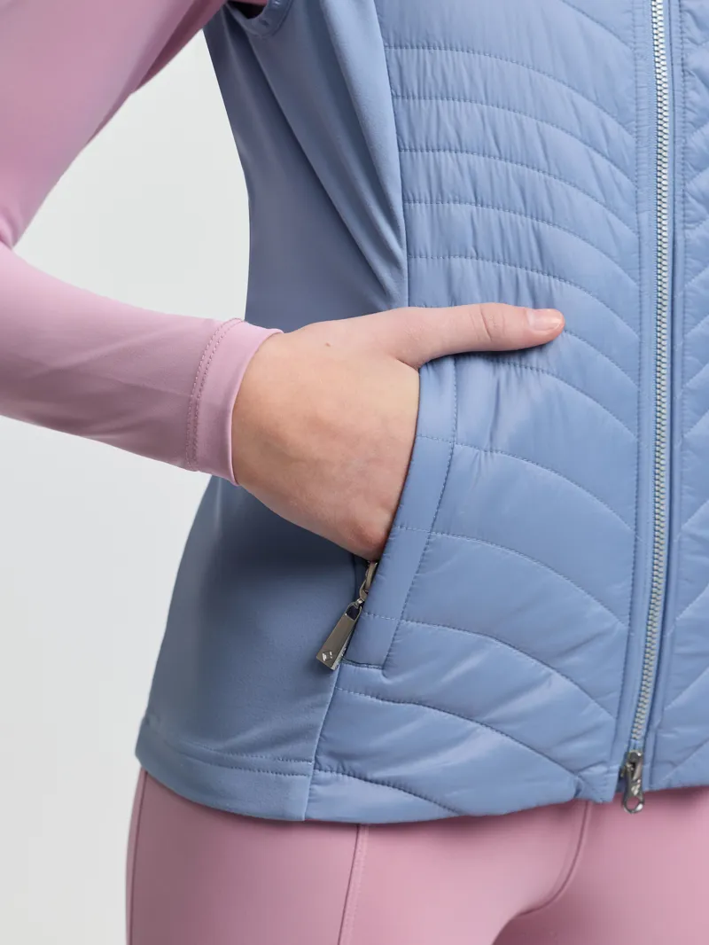 LeMieux Young Rider Josephine Gilet in Powder Blue-4