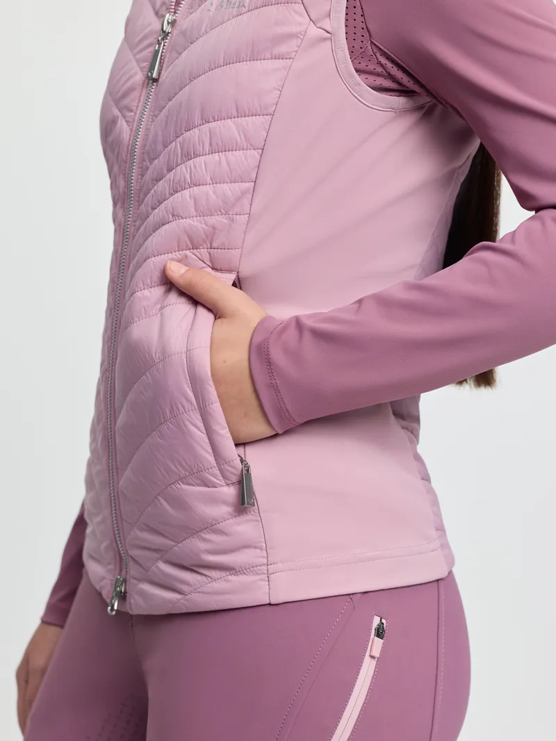 LeMieux Young Rider Josephine Gilet in Fondant-4