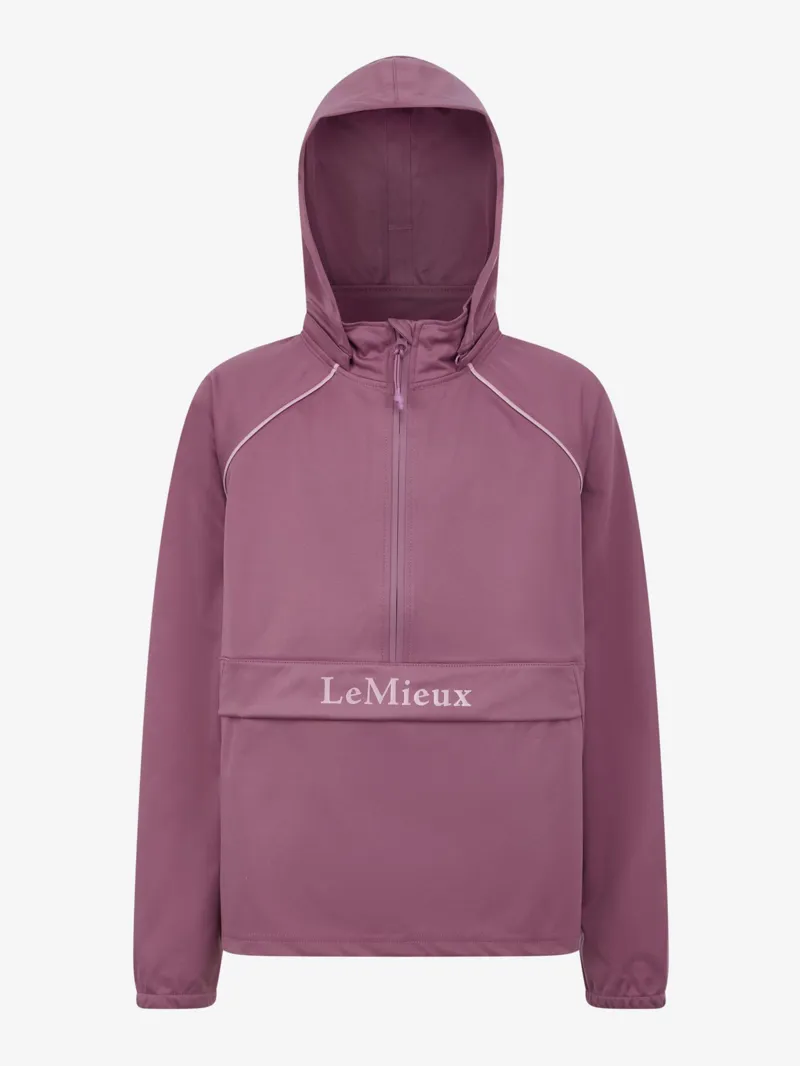 LeMieux Young Rider Paige Quarter Zip Waterproof Jacket in Mallow