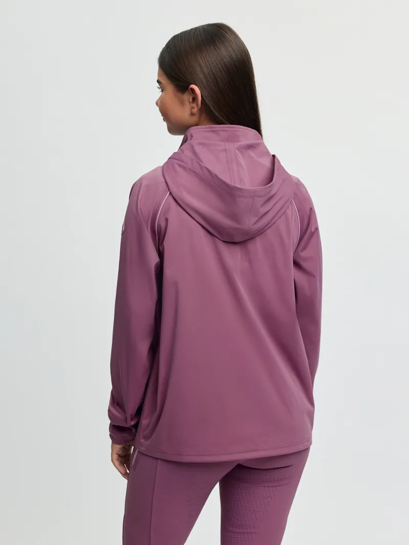 LeMieux Young Rider Paige Quarter Zip Waterproof Jacket in Mallow-3