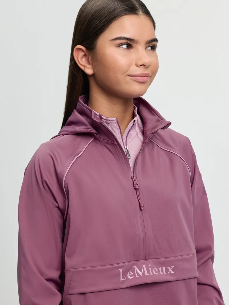 LeMieux Young Rider Paige Quarter Zip Waterproof Jacket in Mallow-5