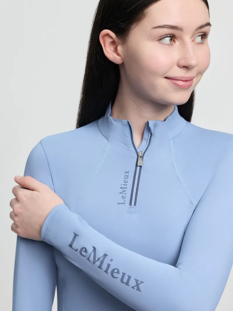 LeMieux Young Rider Classique Base Layer in Powder Blue-3