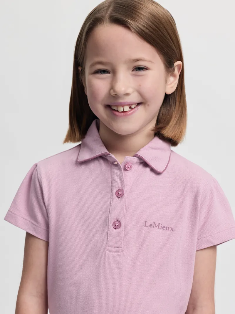  LeMieux Mini Polo Shirt in Fondant -4
