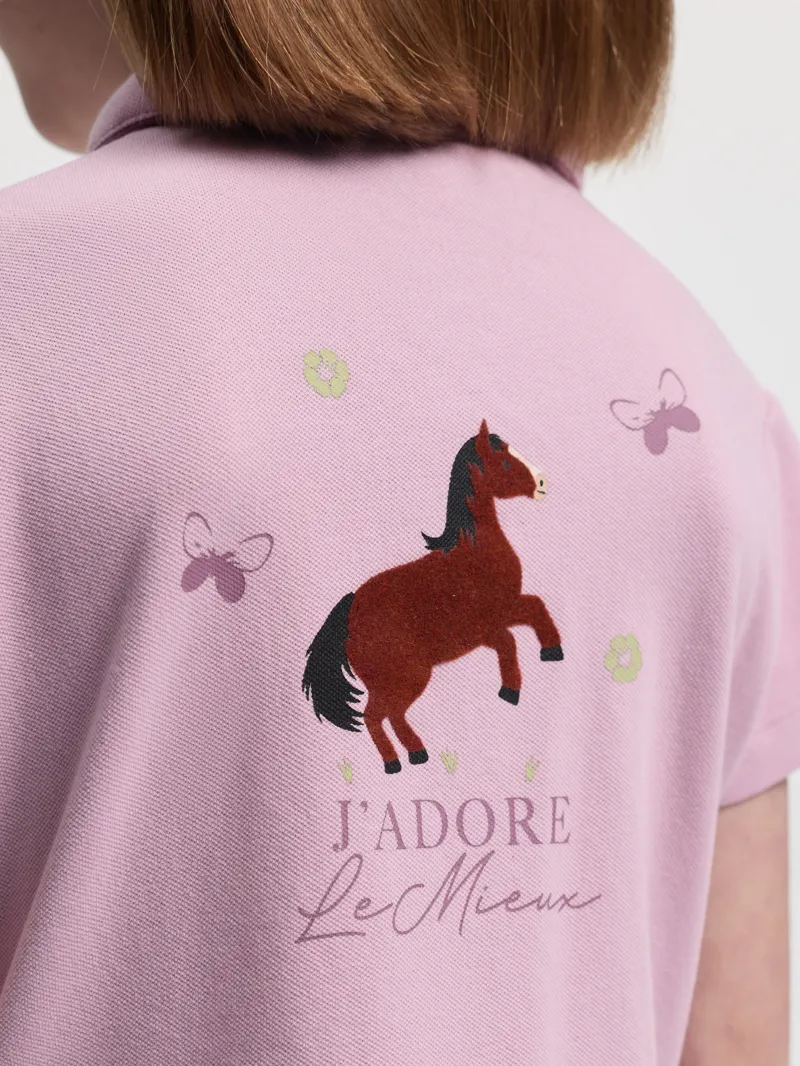  LeMieux Mini Polo Shirt in Fondant 