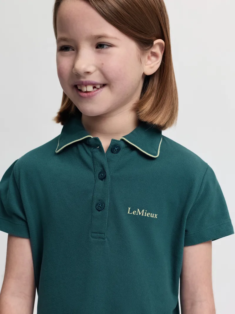 LeMieux Mini Polo Shirt in Jungle-2