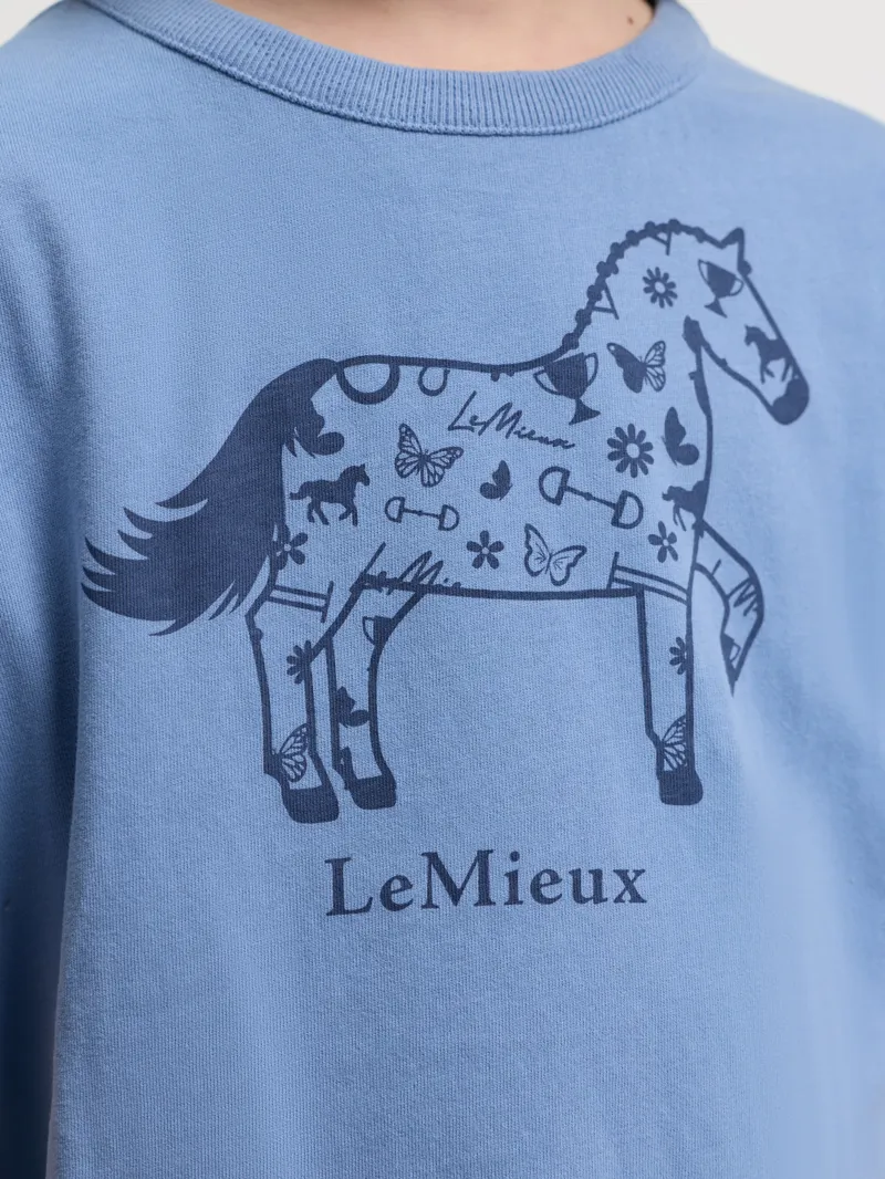 LeMieux Mini Alex T-Shirt in Powder Blue-4