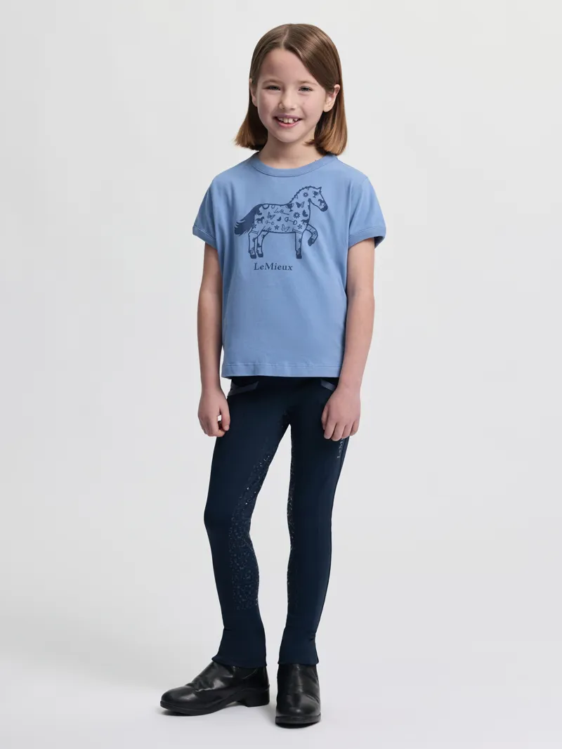LeMieux Mini Alex T-Shirt in Powder Blue-5