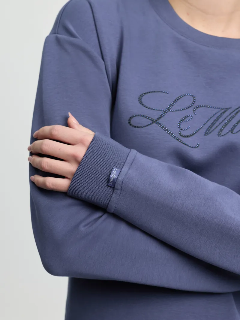 LeMieux Christina Crew Sweat in Shadow-3