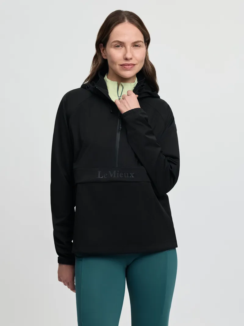 LeMieux Perri Half Zip Waterproof Jacket in Black-1